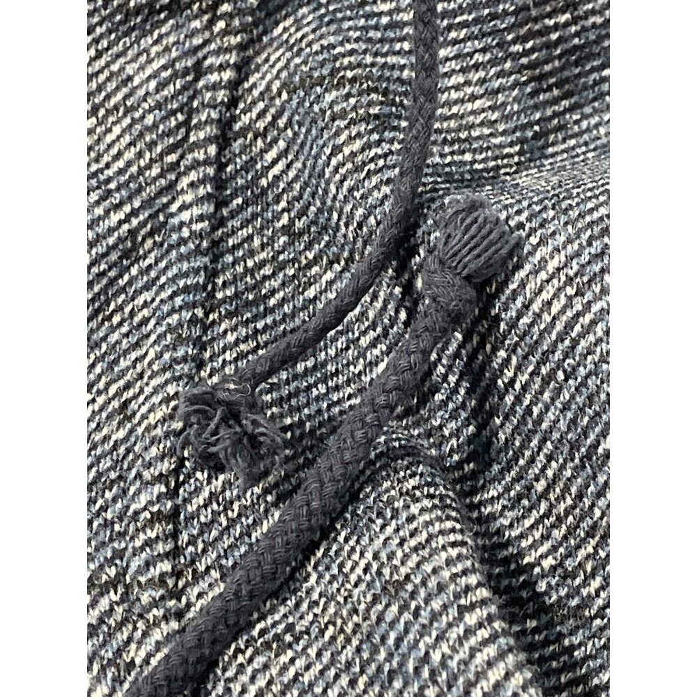 Jack By BB Dakota Coat Size Small Snap Front Long Sleeve Hooded Jacket Blue Cozy - Picture 6 of 7